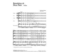 Jan Dismas Zelenka-Benedictus sit Deus Pater-SATB and BC