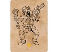 Jan Jansen, Chaos Crafter Art Card (#66) (Gold Signature) | Commander Legends: Battle for Baldur's Gate