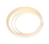 Jan Jean 1650x6x1.5mm Abs Guitar Binding Strip, Guitar Craft Material & Decorative Edging Strip For Instrument Building White One Size
