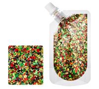 Jan Jean Face Glitter Shimmer Makeup for Hair Face Clavicle Arm Nail Eyeshadow Easy Clean Sequin Party for Rave Festival