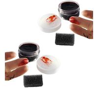 Jan Jean Fake Blood 30g Halloween Makeup Gel for Cuts Scabs Vampire Cosplay Stage Special Effects Props Body Paint