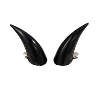 Jan Jean Gothic Devil Horns Hair Clips Edgy Ghost-Themed Hairpin and Headband Alternative for Halloween Cosplay Black B One Size