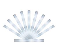 Jan Jean Heavy Duty LED Foam Sticks Commercial Grade Light Up Glow Sticks for Night Clubs Festivals and Event Planners White One Size