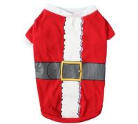 Jan Jean Pet Christmas Funny Holiday Shirts Winter Shirt Cute Apparel Puppy Shirts Costume for Pet Dogs Cats Red White M