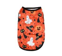 Jan Jean Print Dog Clothes For Small Dogs Lightweight Halloween Cat Shirt Soft Breathable Sleeveless Vest For Yorkie Chihuahua Puppy Type D XL