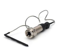 Jan Jean Simple Open-hole Guitar Pickup, Endpin Pickup Head, Acoustic Sound Capture Accessory Black One Size