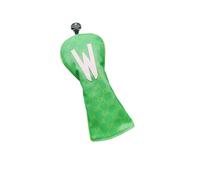 Jan Jean Sophisticated Golf Cover - For 1# Wood Head, Luxury Shield Green Fairway One Size
