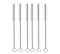 Jan Jean Straw & Nozzle Brush Cleaner, Extra Long Thin Brush for Baby Bottles, Kettle Spouts, Tumblers, Teapots, Keyboards Clear B 10 * 50 * 300