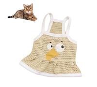 Jan Jean Summer Cooling Dog Vest For Small Dogs Lightweight Hollow Mesh Puppy Tank Top Breathable Cat Shirt Yellow M