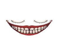 Jan Jean Unisex Creepy Clown Outfit Evil Horror Clown Costume Scary Theme Cosplay Party Prop Carnival Festival Accessory Type 08 One Size