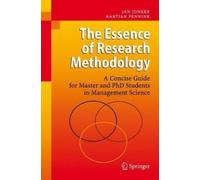 Jan Jonker Bartjan Pennink The Essence of Research Methodology (Hardback)