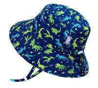 JAN & JUL Beach Toddler Dinosaur Bucket Hat for Boys, UV Sun Protection (L: 2-5T, Dinoland)