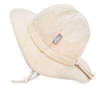 JAN & JUL Floppy Beach Sun-Hat for Toddler, 100% Cotton (L: 2-5 Years, Sand)