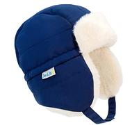 JAN & JUL Toasty-Dry Windproof Trapper Winter Hat for Infant Boy Girl (S: 3-9M, Nebula Blue)