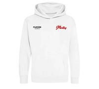 Jan Molby Logo Kids Hoodie - White / 5-6 years