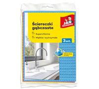 JAN NIEZBĘDNY Sponge Cloths, Pack of 3, Mix