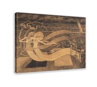 Jan Toorop O Grave Where Is Thy Victory 1892 Canvas Art Poster And Wall Art Picture Print Modern Family Bedroom Decor Frame 24x36inch(60x90cm)