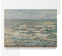 Jan Toorop The Sea near Katwijk | Muted Coastal Seascape Painting, Vintage Sea Waves Print, Fine Wall Art Decor, Poster, Picture