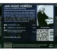 JAN VACLAV VORISEK: PIANO WORKS, VOL. 1 NEW CD