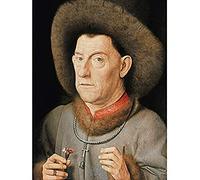 Jan Van Eyck Successors Man With Pinks Unframed Wall Art Print Poster Home Decor Premium