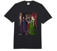 Jan Van Eyck - The Arnolfini Portrait 2 - Art for Artists Comfort Colors Adult Heavyweight T-Shirt