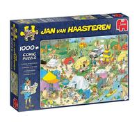 Jan van Haasteren Camping in The Forest, 1000 Piece Jigsaw Puzzle Jan van Haasteren Multicolor