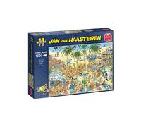 Jan van Haasteren De Oase 1000-Piece Jigsaw Puzzle - Humorous Oasis Scene (68 x 49 cm, Cardboard)