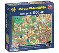 Jan van Haasteren Flutterly Fabulous - 1000 Piece Adults Puzzle, Large 1000 Pc Jigsaw Puzzles - 100% Recycled Cardboard Jigsaws - Fun Brainteasing Adult Puzzle for Birthday & Christmas - 68 x 49cm