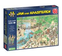 Jan Van Haasteren Jungle Tours - 1000 Piece Adults Puzzle & Comic Puzzle - Large Jigsaw Puzzle for Adults - 100% Recycled Cardboard 1000Pc Jigsaw, Fun