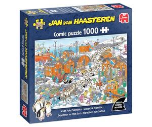 Jan Van Haasteren JVH South Pole Expedition Adult Jigsaw Puzzle 100% Recycled Cardboard 1000 Pieces Jumbo