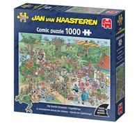 Jan Van Haasteren - JVH - The Annual Census of Birds (1000-Piece) - Big Garden Birdwatch - Adult Jigsaw Puzzle - 100% Recycled Cardboard - 1000 Pieces Jumbo