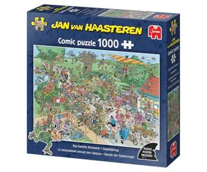 Jan Van Haasteren - JVH - The Annual Census of Birds (1000-Piece) - Big Garden Birdwatch - Adult Jigsaw Puzzle - 100% Recycled Cardboard - 1000 Pieces Jumbo