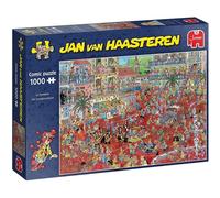 Jan van Haasteren La Tomatina 1000 Piece Jigsaw Puzzle Jan van Haasteren Multicolor