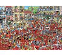 Jan Van Haasteren La Tomatina - The Tomato Battle Jigsaw Puzzle (1000 Pieces)
