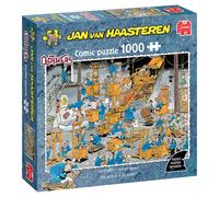 Jumbo Puzzle – Jan Van Haasteren Oldtimers – 1000 pieces – 100% Recycled Cardboard – Adult Humorous