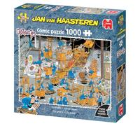 Jumbo Puzzle – Jan Van Haasteren Oldtimers – 1000 pieces – 100% Recycled Cardboard – Adult Humorous