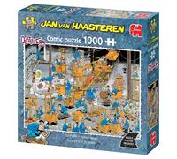 Jumbo Puzzle – Jan Van Haasteren Oldtimers – 1000 pieces – 100% Recycled Cardboard – Adult Humorous