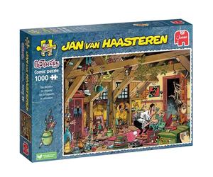 Jan Van Haasteren Oldtimers The Bachelor - 1000 Piece Adults Puzzle - Large 1000 Pc Jigsaw Puzzles - 100% Recycled Cardboard 1000Pc Jigsaws - Fun Brainteasing Adult Puzzle - 68 x 49cm