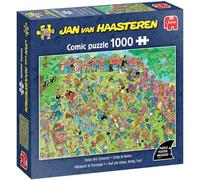 Jan Van Haasteren Seize the Cheese - 1000 Piece Adults Jigsaw Puzzle | Challenging, Brainteasing, Funny Jigsaw - Large FSC-Certified 1000 Pc Puzzle - Perfect Birthday & Christmas Gift - 68 x 49 cm