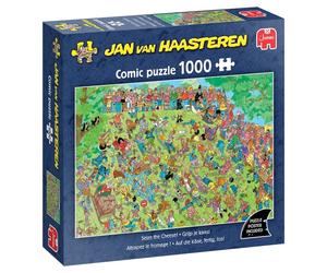Jan van Haasteren, Seize the Cheese Jigsaw, Jigsaws & Puzzles, Lifestyle, Gift