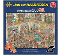 Jan van Haasteren The Library Jigsaw Puzzle (500 XL Extra Large Pieces)