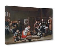 Jan Victors Painting Canvas Print | Gallery Wrapped 30mm Frame Wall Art | 30x20 inches | Ready to Hang | Modern Picture | Living Room Bedroom Lounge Office