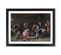 Jan Victors Painting Classic Painting Framed Print | A2 Black Framed Wall Art | Ready to Hang | Classic Historical Picture | Living Room Bedroom Lounge Office
