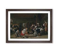 Jan Victors Painting Framed Print | A2 Walnut Framed Wall Art | Ready to Hang | Modern Historical Picture | Living Room Bedroom Lounge Office