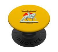 Jan-Wellem Riding Staff Picture in Front of the Town Hall Düsseldorf PopSockets Adhesive PopGrip