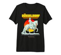 Jan-Wellem Riding Staff Picture in Front of The Town Hall Düsseldorf Premium T-Shirt