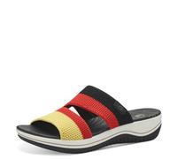 Jana Coshy: Vacation for Your feet - A Bunion Optimized Extra Width Waterproof Vegan Mule, Fan Edition (Multi-Colour), 6.5 UK