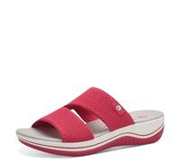 Jana Coshy: Vacation for Your feet - A Bunion Optimized Extra Width Waterproof Vegan Mule, Fuchsia (red), 4 UK