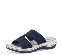Jana Coshy: Vacation for Your feet - A Bunion Optimized Extra Width Waterproof Vegan Mule, Midnight Blue (Blue), 4 UK