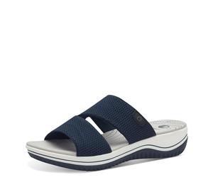 Jana Coshy: Vacation for Your feet - A Bunion Optimized Extra Width Waterproof Vegan Mule, Midnight Blue (Blue), 8 UK